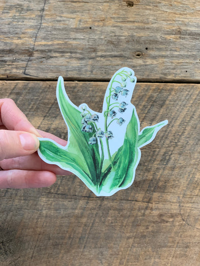 Lily of the Valley Vinyl Sticker