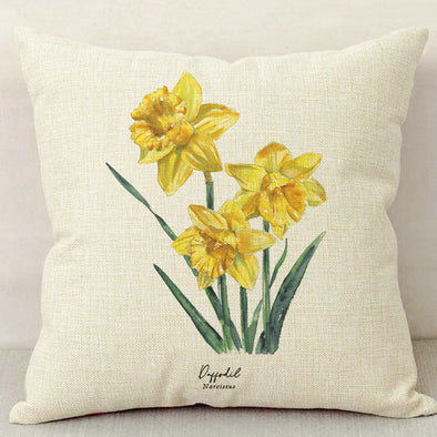 Daffodil Linen Pillowcase