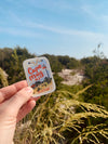 Cape May, Nj Beach Tag Vinyl Sticker
