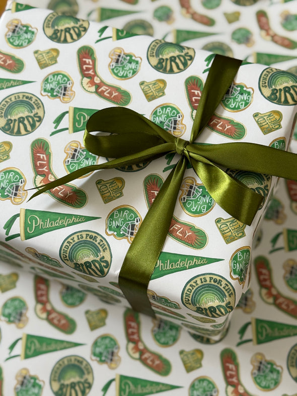 Philly Football  Fan Wrapping Paper Sheets