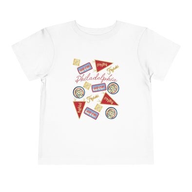 Toddler Multi Baseball Fan Short Sleeve Tee