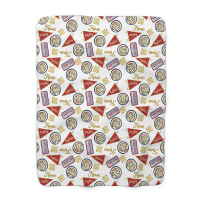 Philly Baseball Fan Sherpa Fleece Blanket