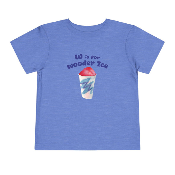 Toddler W is for Wooder Ice Short Sleeve Tee