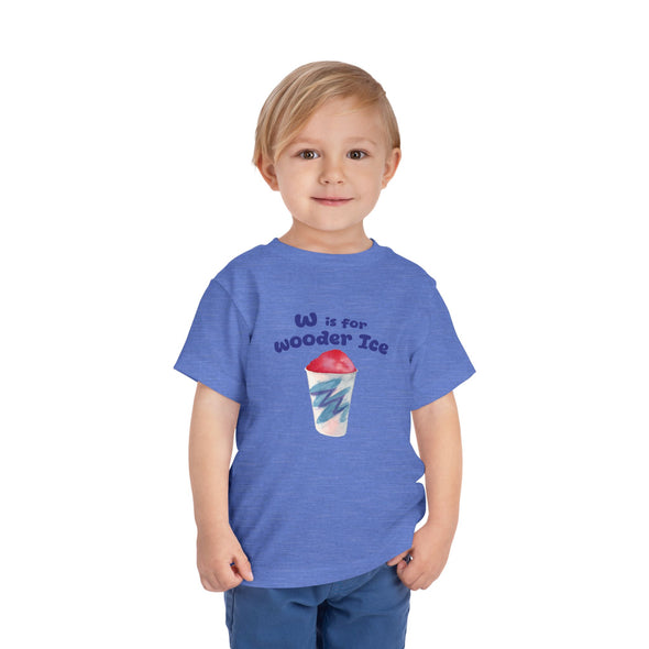 Toddler W is for Wooder Ice Short Sleeve Tee