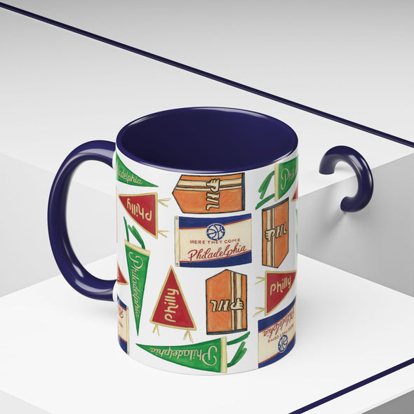 Philly Flags 11oz ceramic mug