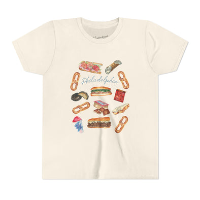 Kids Philly Foods Short Sleeve Tee