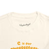 Toddler C if for Cheesesteak Short Sleeve Tee