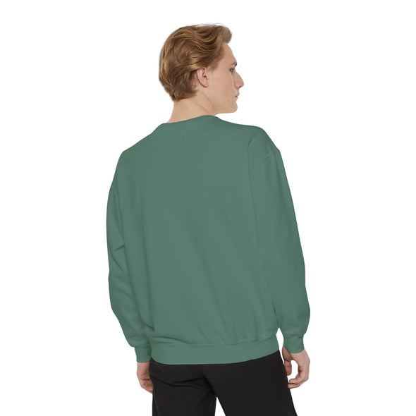 Hit 'em High Eagle Unisex Garment-Dyed Sweatshirt