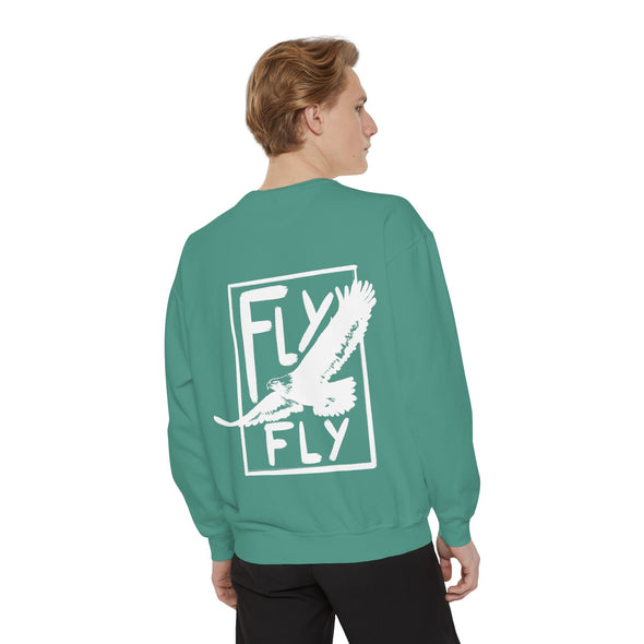 Fly Fly Unisex Garment-Dyed Sweatshirt