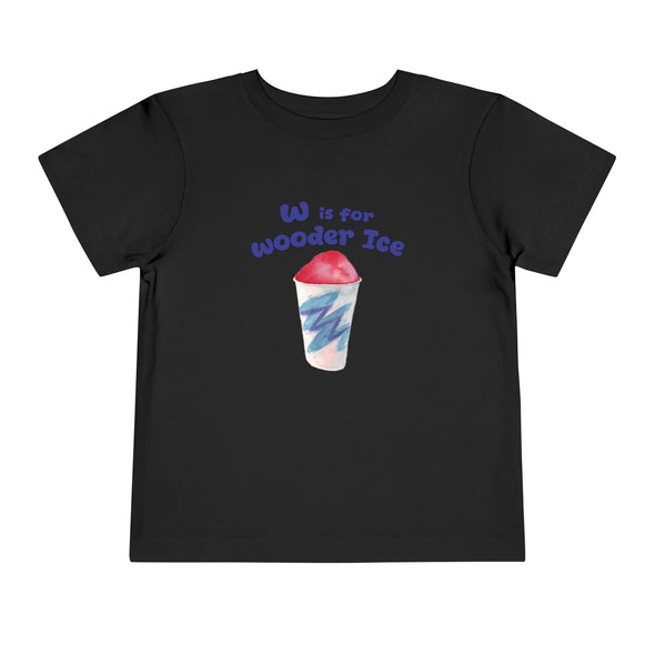 Toddler W is for Wooder Ice Short Sleeve Tee