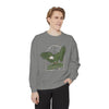 Hit 'em High Eagle Color version Unisex Garment-Dyed Sweatshirt