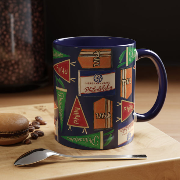 Philly Sport Flags Fan 11oz ceramic mug