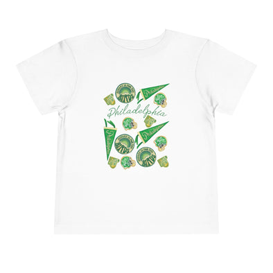 Toddler Multi Football Fan Short Sleeve Tee