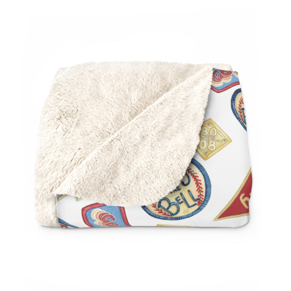 Philly Baseball Fan Sherpa Fleece Blanket