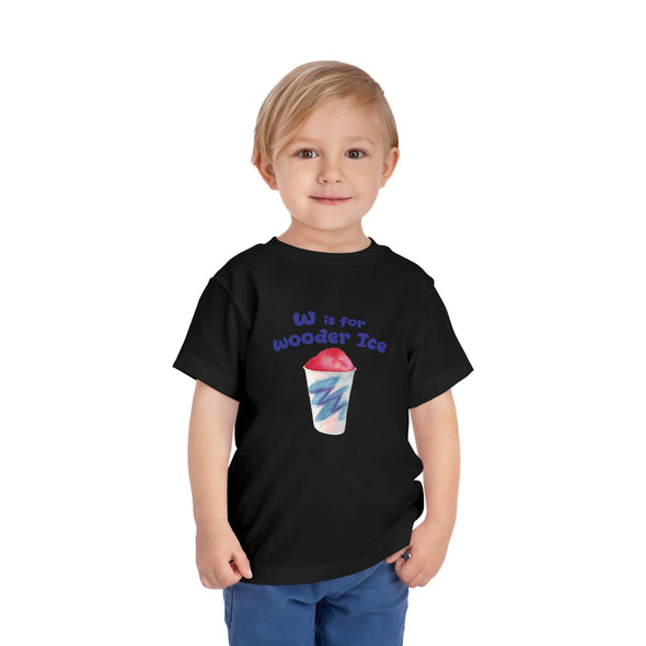 Toddler W is for Wooder Ice Short Sleeve Tee