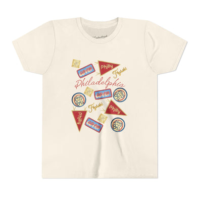 Kids Philly Multi Baseball Fan Short Sleeve Tee