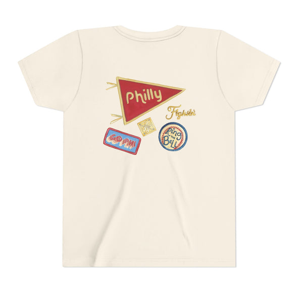 Kids Philly Baseball Fan Short Sleeve Tee