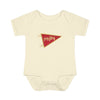 Baby Philadelphia Red Pennant Baby Rabbit Skins Onesie