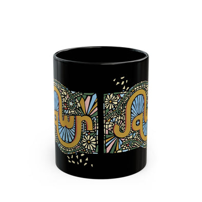 Philly Jawn Mosaic 11oz Black Ceramic Mug