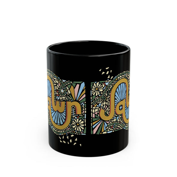 Philly Jawn Mosaic 11oz Black Ceramic Mug