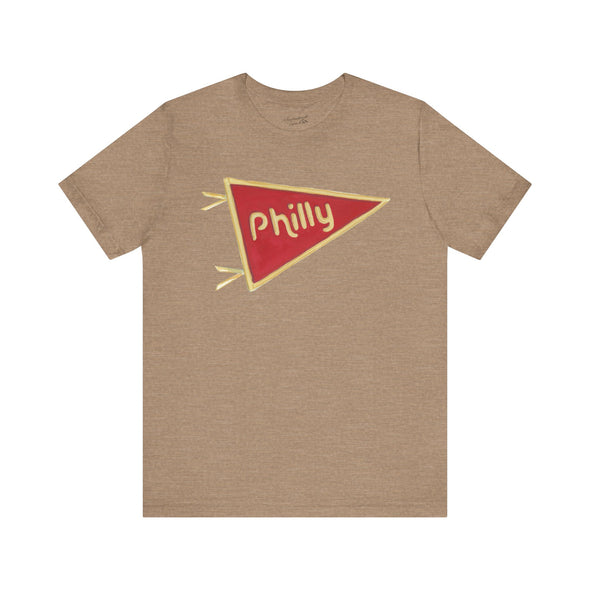 Philly Baseball Pennant Unisex Jersey Short Sleeve Tee