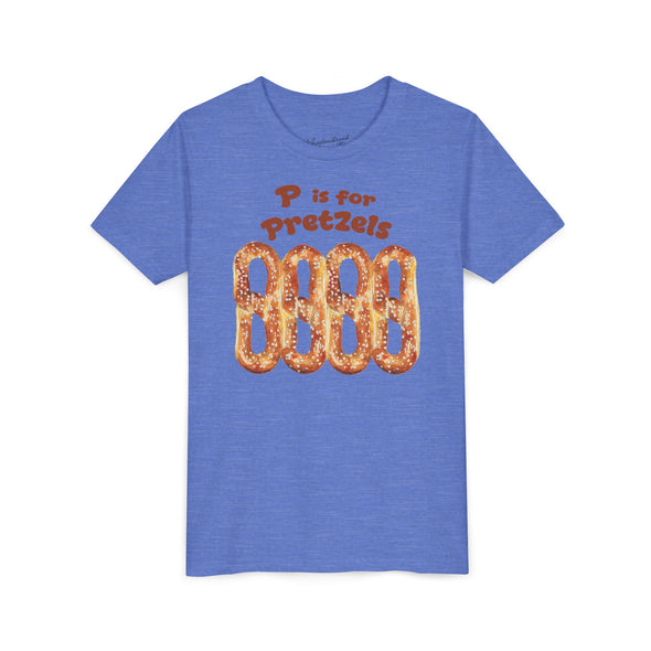 Kids P is for Pretzels Short Sleeve Tee