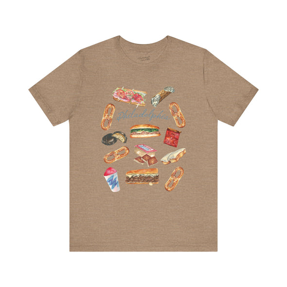 Philly Foods Unisex Jersey Short Sleeve Tee