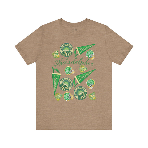 Philly Multi Football Fan Unisex Jersey Short Sleeve Tee