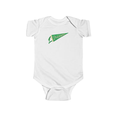 Baby Philadelphia Green Pennant Baby Onesie