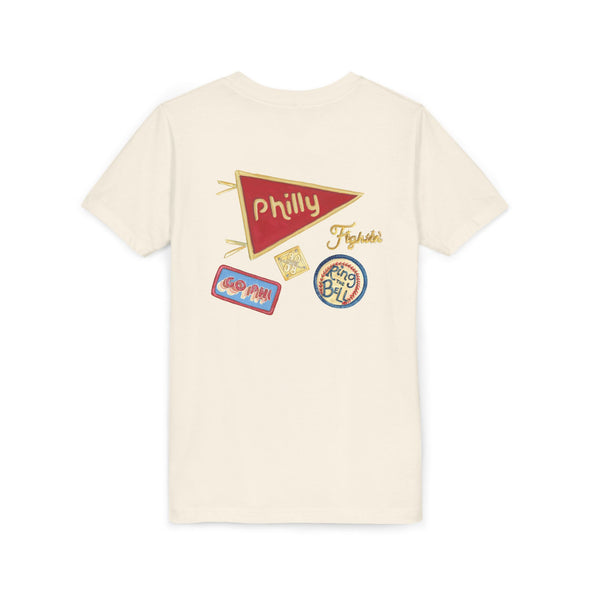 Kids Philly Baseball Fan Short Sleeve Tee