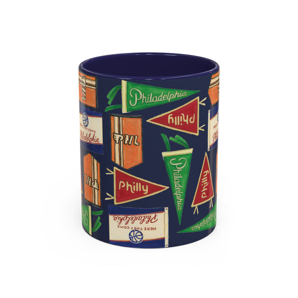 Philly Sport Flags Fan 11oz ceramic mug