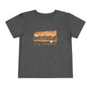 Toddler C is for Cheesesteak Scripted Short Sleeve Tee