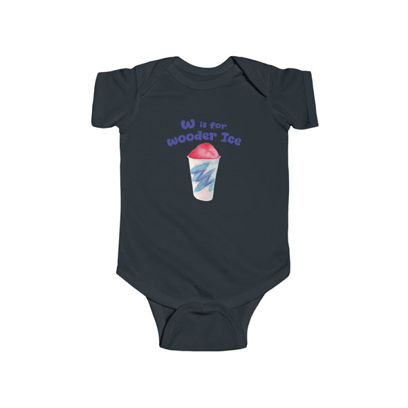 Baby W is for Wooder Ice Onesie