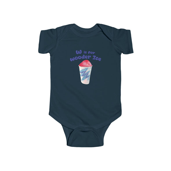 Baby W is for Wooder Ice Onesie