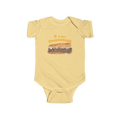 Baby C is for Cheesesteak Onesie