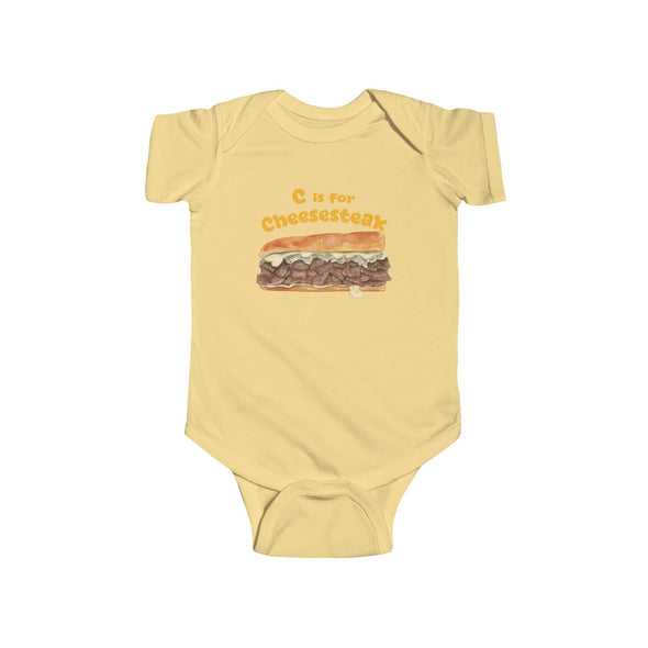 Baby C is for Cheesesteak Onesie