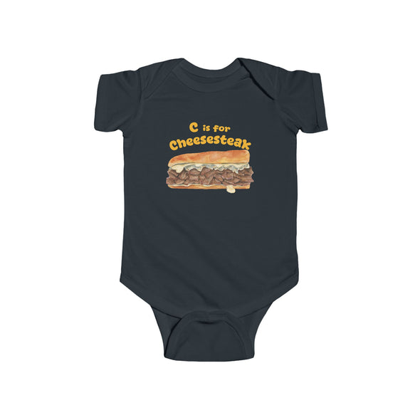 Baby C is for Cheesesteak Onesie