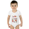Baby Philadelphia Multi Baseball Fan Baby Rabbit Skins Onesie