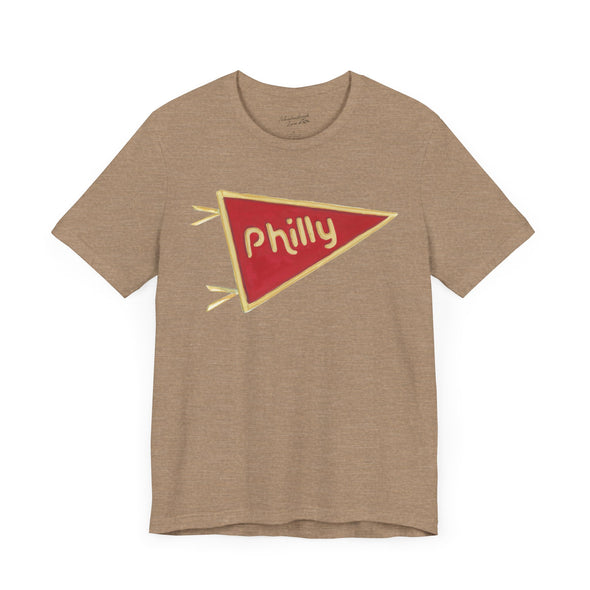 Philly Baseball Pennant Unisex Jersey Short Sleeve Tee