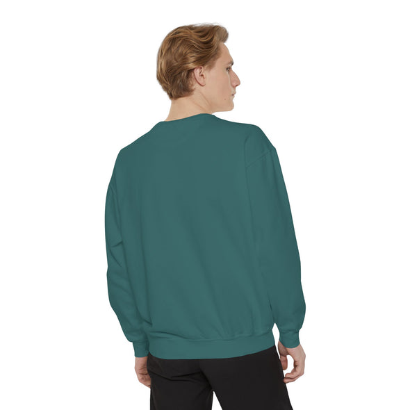 Hit 'em High Eagle Unisex Garment-Dyed Sweatshirt