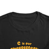 Toddler C if for Cheesesteak Short Sleeve Tee