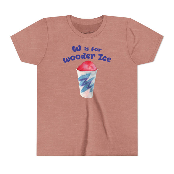 Kids W is for Wooder Ice Short Sleeve Tee
