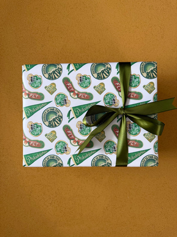 Philly Football  Fan Wrapping Paper Sheets
