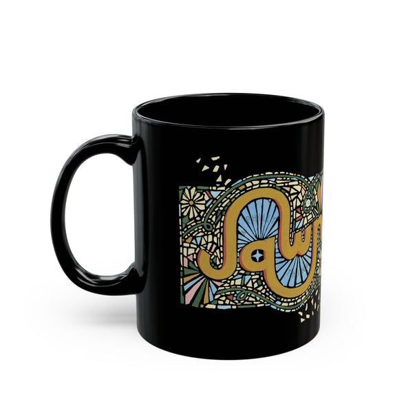 Philly Jawn Mosaic 11oz Black Ceramic Mug