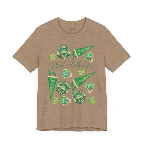 Philly Multi Football Fan Unisex Jersey Short Sleeve Tee