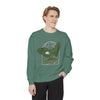 Hit 'em High Eagle Color version Unisex Garment-Dyed Sweatshirt