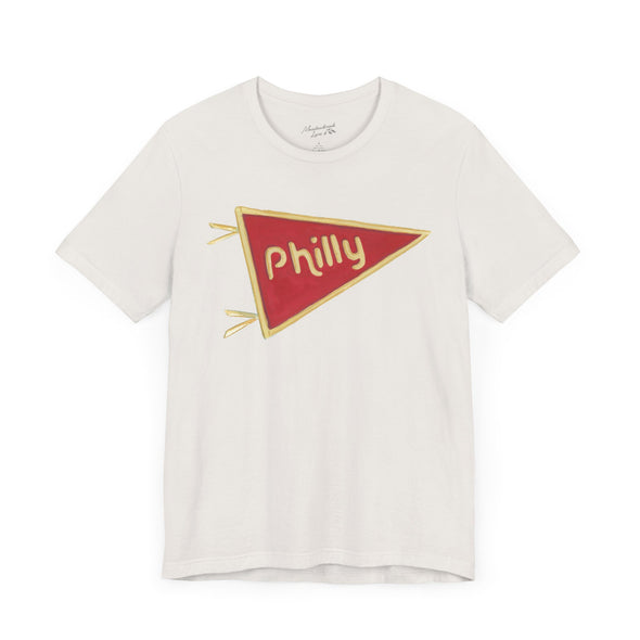 Philly Baseball Pennant Unisex Jersey Short Sleeve Tee