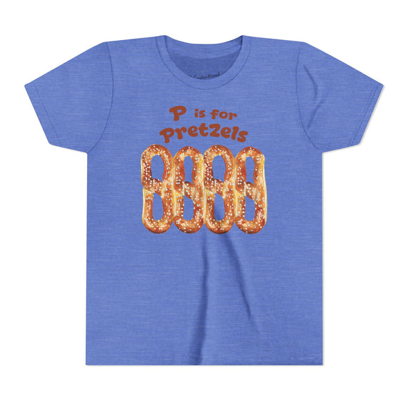 Kids P is for Pretzels Short Sleeve Tee