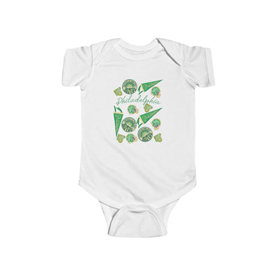 Baby Philadelphia Football Fan Multi Onesie