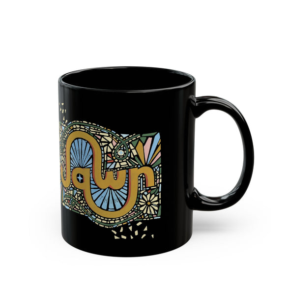 Philly Jawn Mosaic 11oz Black Ceramic Mug